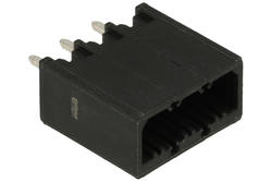 Terminal block; pluggable; 0225-3703; 3 ways; R=3,50mm; 11,35mm; 8A; 300V; through hole; straight; closed; black; Dinkle; RoHS