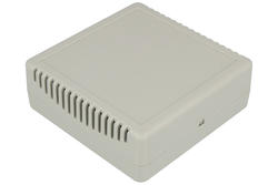 Enclosure; multipurpose; Z123AJW; ABS; 100mm; 100mm; 35mm; light gray; venting holes; Kradex; RoHS