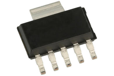 Stabilizator; liniowy; MCP1826T-ADJE/DC; 0,8÷5V; regulowany (ADJ); 1A; SOT223-5; powierzchniowy (SMD); Low Dropout; Microchip; RoHS