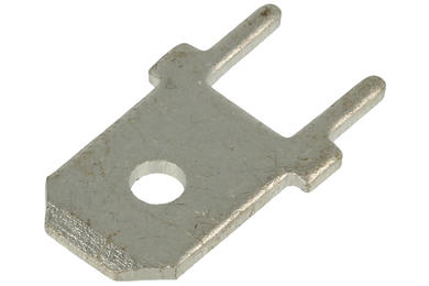 Konektor; 6,3x0,8mm; płaski wsuwka; nieizolowany; PC250; proste; przewlekany (THT); 1 tor