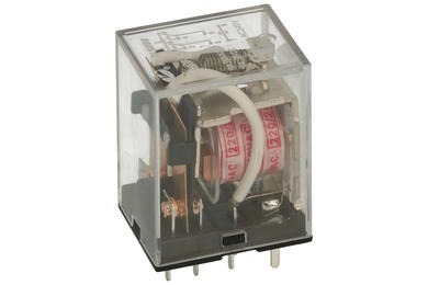 Relay; electromagnetic industrial; HLS-13-2-240VAC-P-L; 240V; AC; DPDT; 10A; for socket; Ningbo Helishun; RoHS