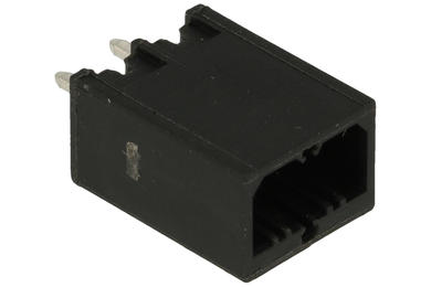 Terminal block; pluggable; 0225-3702; 2 ways; R=3,50mm; 11,35mm; 8A; 300V; through hole; straight; closed; black; Dinkle; RoHS