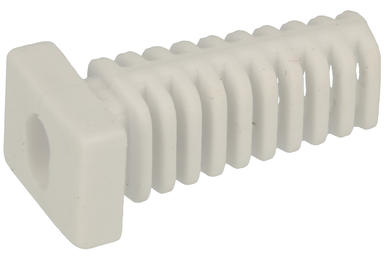 Grommet; FIX-5.5X2.8X25-WH; pvc; white; Fix&Fasten; RoHS