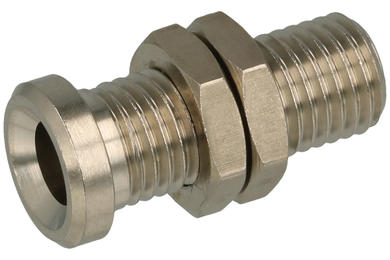 Banana socket; 4mm; 3115; uninsulated; through type; screwed; 16mm; nickel plated brass; RoHS