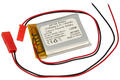 Rechargeable battery; Li-Po; 783442; 3,7V; 1150mAh; 7,8x34x42mm; PCM protection; connector + socket 2,54*2pins; AKYGA; RoHS