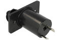 Socket; car lighter; GZS-OB; straight; for panel; solder; plastic