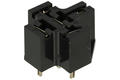 Relay socket; M-SR-NVF4/HFV4; PCB trough hole; black; RoHS; Compatible with relays: HFV4; NVF4