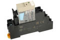 Relay socket; P2RFZ-08-E; DIN rail type; panel mounted; black; without clamp; Omron; RoHS; Compatible with relays: G2R-2