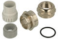 Cable gland; 19000005090; nickel-plated brass; IP68; natural; M25; 9÷16mm; with metric thread; for round cable; Harting; RoHS