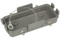 Cap; Han A; 09300165425; 16B; metal; for double locking levers; grey; IP65; Harting; RoHS
