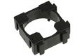 Battery holder; 1x1; 1x18650; container; black; 18650