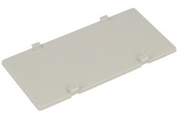 Front panel; ZDFJ1005; ABS; light gray; Kradex; RoHS; UL94-V0