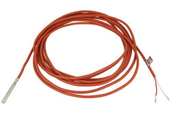 Czujnik; temperatury; 1-FS-PT100-5K; rezystancyjny; z obudową; cylindryczny metalowy; PT100; z przewodem 5mb; fi 6x50mm; 100Ohm; -50÷250°C; IP67; Mr Elektronika; RoHS