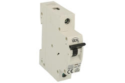 Over current breaker; modular; KMB6-B25/1; 25A; 230V AC; 1 way; B; DIN rail mounted; screw; KANLUX; RoHS