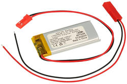 Akumulator; Li-Po; 502248; 3,7V; 450mAh; 5x22x48mm; Zabezpieczenie PCM; konektor+ gniazdo 2,54*2piny; AKYGA; RoHS