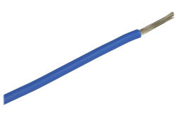 Wire; silicon; SIF; 1 core; stranded; Cu; 1,50mm2; blue; silicon; halogen-free; heat resistant; -60...+180°C; 300/500V; 100m reel; Helukabel; RoHS; 2,8mm; 1x1,50mm2