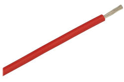 Wire; silicon; SIF; 1 core; stranded; Cu; 1,50mm2; red; silicon; heat resistant; halogen-free; -60...+180°C; 300/500V; 100m reel; Helukabel; RoHS; 2,8mm; 1x1,50mm2