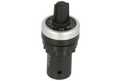 Potentiometer; shaft; single turn; F22-R10k; 10kohm; linear; 10%; 2W; knob; 16mm; plastic; smooth; 270°; cermet; screw; Tayee Electric; RoHS