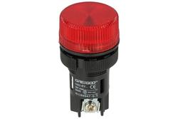 Kontrolka; GB2-EV164; 22mm; podświetlenie neonówka 250V; czerwony; śrubowe; czarny; 40mm; Greegoo; RoHS
