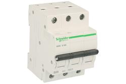 Over current breaker; modular; A9K01320; 20A; 230V AC; 3 ways; B; DIN rail mounted; screw; Schneider Electric; RoHS