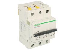 Over current breaker; modular; A9F04316; 16A; 230V AC; 3 ways; C; DIN rail mounted; screw; Schneider Electric; RoHS