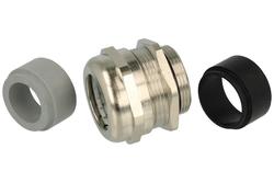 Cable gland; 19000005095; nickel-plated brass; IP68; natural; M32; 13÷25mm; with metric thread; Harting; RoHS