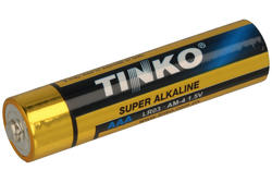 Bateria; alkaliczna; LR03 AAA; 1,5V; foliopak; Tinko; R3 AAA