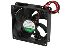 Fan; EF92252S1-1000U-A99; 92x92x25mm; slide bearing; 24V; DC; 1,44W; 87,55m3/h; 34dB; 60mA; 3000RPM; 2 wires; Sunon; RoHS; 8÷27,6V; 300mm