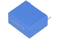 Kondensator; poliestrowy; MKT; 1uF; 630V DC/250V AC; PCMT468; PCMT 468 62105; 5%; 15x25x31mm; 27,5mm; luzem; -55...+105°C; Pilkor; RoHS