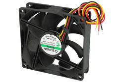 Fan; MF92251V1-1000U-G99; 92x92x25mm; magnetic Vapo; 12V; DC; 1,94W; 87,55m3/h; 34dB; 161mA; 3000RPM; 3 wires; Sunon; RoHS; 4,5÷13,8V; 300mm