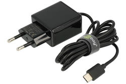 Zasilacz; Ładowarka; wtyczkowy; W-CUSBC-B-WK; 5V DC; 3A; 5W; wtyk USB C; 90÷264V AC; z kablem; Goobay; RoHS