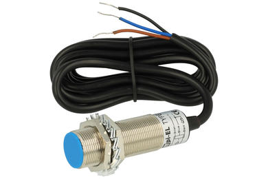 Sensor; inductive; LM18-3005PA; PNP; NO; 5mm; 6÷36V; DC; 200mA; cylindrical metal; fi 18mm; 60mm; flush type; with  cable; π pi-El; RoHS