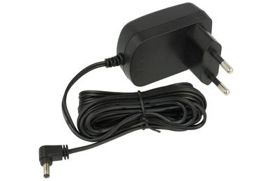 Power Supply; plug; ZSI6V0,45A; 6V DC; 450mA; angle 3,1/1,1mm; black; Intertek