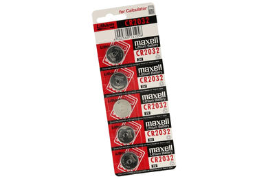 Bateria; litowa; CR2032; 3V; 170mAh; blister; fi 20x2,5mm; MAXELL; RoHS; 2032