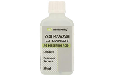 Soldering acid; solder; AGT-253; 50ml; liquid; bottle; AG Termopasty