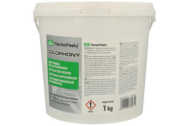 Kalafonia; do lutowania; AGT-268; 1kg; żywica; pojemnik plastikowy; AG Termopasty