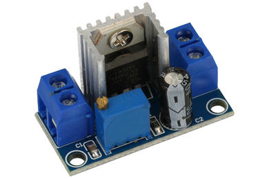 Moduł rozszerzeniowy; Stabilizator napięcia; LM317; 4,2÷40V; 1,2÷37V; 1,5A; regulowany; śrubowy