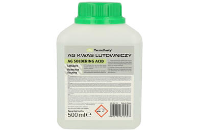 Soldering acid; solder; AGT-272; 500ml; liquid; bottle; AG Termopasty