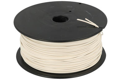 Wire; equipment; LiYv; 1 core; stranded; Cu; 0,25mm2; white; PVC; -30...+80°C; 900V; 100m spool; Helukabel; RoHS; 1,3mm; 1x0,25mm2