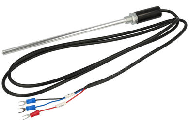 Sensor; temperature; A-PT100/200/B; with housing; cylindrical metal; PT100; with 1,5m cable; fi 7x200mm; 100Ohm; -45÷450°C