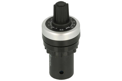 Potentiometer; shaft; single turn; F22-R1k; 1kohm; linear; 10%; 2W; knob; 16mm; plastic; smooth; 270°; cermet; screw; Tayee Electric; RoHS