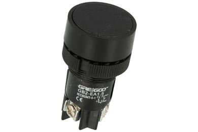 Switch; push button; GB2-EA125; OFF-(ON); black; no backlight; screw; 2 positions; 1,5A; 250V AC; 22mm; 43mm; Greegoo