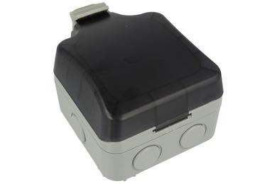 Control box; MP1GEC; grey; plastic; IP66; single; Greegoo; RoHS