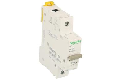 Isolation switch; modular; A9S65140; OFF-ON; 2; 40A; 250V AC; DIN rail mounted; 1 way; screw; ON-0FF; Schneider Electric; RoHS