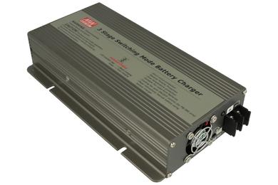 Ładowarka; akumulatorów kwasowo-ołowiowych; PB-360P-12; 14,4V DC; 24,3A; 360W; śrubowe; 230V AC; sygnalizacyjna dioda LED; Mean Well; RoHS
