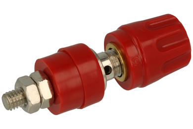 Binding post; 4mm; PKI10A RT 930103101; M4; red; 16A; 60V; 1000m; RoHS