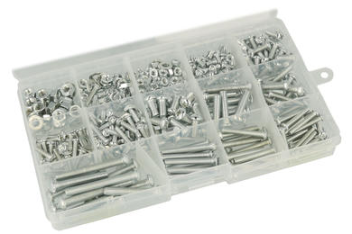 Screw, nut, pad set; A-SNP-500; M3; M4; M5; 5÷40mm