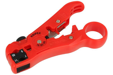 stripping tool; do przewodów koncentrycznych; 16 60 06 SB; Knipex