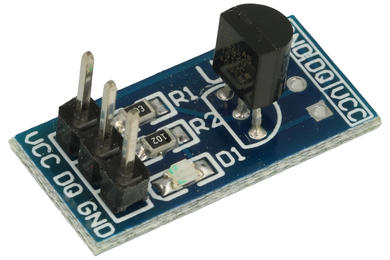 Extension module; temperature sensor; A-DS18B20; 5V; pin strips
