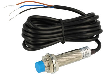 Sensor; inductive; LM12-33008NA-L; NPN; NO; 8mm; 10÷30V; DC; 200mA; cylindrical metal; fi 12mm; 57mm; not flush type; with  cable; π pi-El; RoHS